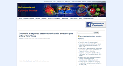Desktop Screenshot of decolombia.net